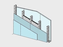 W11.es Tabique Knauf con estructura metálica